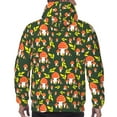 thumbnail image 7 of Lsque Mushroom Leaf Pattern Casual Men's Hoodie,Hooded Sweatshirt with Kangaroo Pocket,Pullover Hoodie-Small, 7 of 7