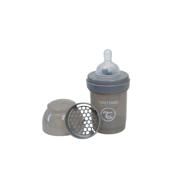 Biberón Twistshake Anticólicos 125 ml con Pico Suave y Mezclador de Frutas