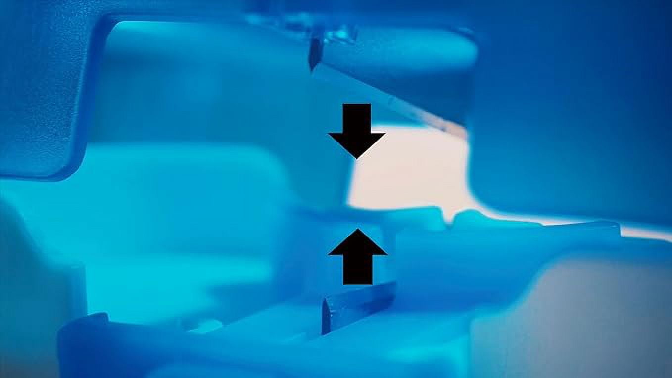 Equadose Precision Pill Splitter with Centering Guide, Dual Stainless-Steel Blades for Small & Large Tablets
