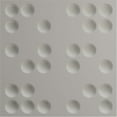 thumbnail image 5 of Ekena Millwork 19 5/8"W x 19 5/8"H Emery EnduraWall Decorative 3D Wall Panel, UltraCover Satin Blossom White (Covers 2.67 Sq. Ft.), 5 of 6