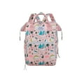 thumbnail image 3 of HengDidi Stylish Large-Capacity Water-Resistant Nylon Backpack with Multiple Pockets, Adjustable Straps & Durable Design for Travel, Daycare, and Everyday Essentials, 3 of 7