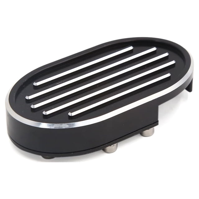 Zapata de Freno Unique Bargains Negro Diseño Rayas Verticales CNC Motocicleta