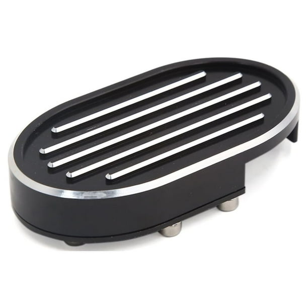 Zapata de Freno Unique Bargains Negro Diseño Rayas Verticales CNC Motocicleta