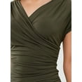 thumbnail image 2 of V-Neck Bodycon Midi Dress, 2 of 4