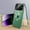 Green, variant on Mantto Slim Clear Case for iPhone 14 with Built-in Screen Protector, Rugged PC + Metal Frame Shockproof Cover with Camera Lens Film Anti-Fingerprints Case for iPhone 14, Purple