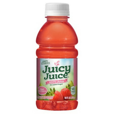 Kiwi Juice - Juicy Juice 81 Juicy Juice 100% Juice Kiwi Strawberry 24/10Floz Bottles