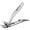 Silver, variant on Angled Head Nail Clippers,Angled Head Nail Clippers for Seniors - Ergonomic Toenail Clipper for Thick Nails, Nail Cutters with Catcher