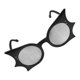 thumbnail image 1 of Novelty Sunglasses Bat Shaped Sunglasses Funny Halloween Glasses Black Grey Lens 1 Pair, 1 of 5