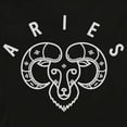 thumbnail image 2 of Men's Lost Gods Zodiac Aries Ram Symbol  Long Sleeve Shirt Black 2X Large, 2 of 4