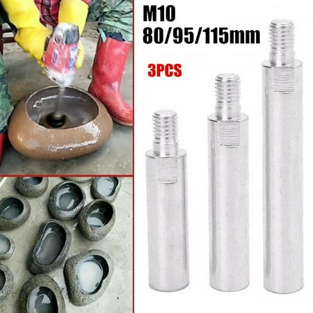 

3X Angle Grinder Adapter Rod Extension Rod M10 Adapter Rod Polishing Accessories