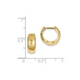 thumbnail image 2 of 10K Yellow Gold Earring Hinged Huggie 11.67 mm 12.51, 2 of 2