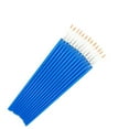 thumbnail image 1 of Pointed 50 Uds. Pinceles de pintura con mango azul, juego de pinceles de pintura, pinceles planos de nailon, pinceles para pintar con acuarela al óleo, 1 of 1