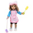 thumbnail image 2 of Doll Accessories Educational House Cleaning & Cooking Pretend Toy for 18'' Dolls, 2 of 6