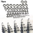 thumbnail image 2 of 78x Fishing Rod Guide Ring Tip Telescopic Rod Eye Ring for Rock Fishing Rod DIY, 2 of 11