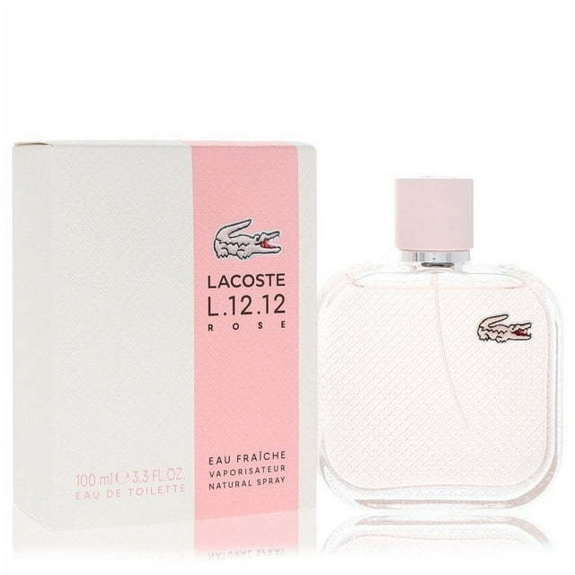 Lacoste Eau De Lacoste L.12.12 Rose Eau Fraiche by Lacoste Eau De Toilette Spray 3.3 oz