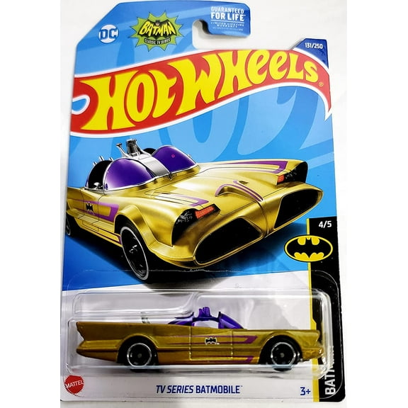 Hot Wheels TV Series Batmobile (Gold) 2022 Batman