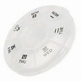 thumbnail image 2 of Round Portable Pill Box Medicine Planner Small Case, 2 of 6
