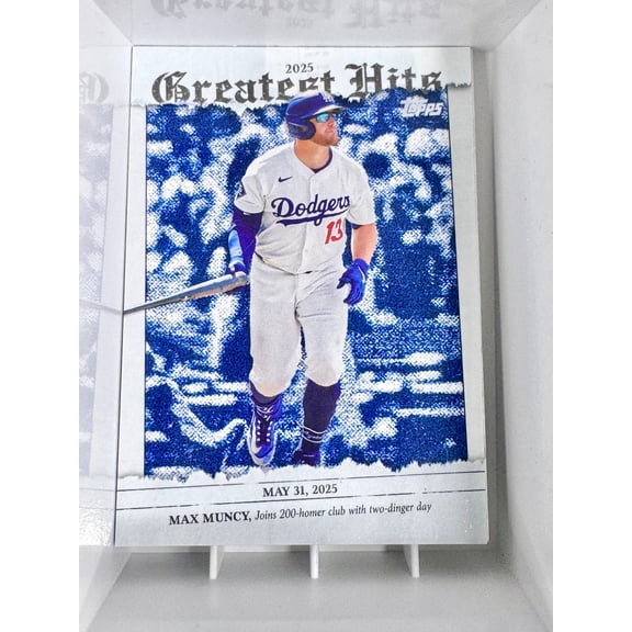 2026 Topps Series 1 Greatest Hits Max Muncy Los Angeles Dodgers Baseball Card