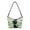 Clover Cat Pattern, variant on Gnome Clover Pattern PU Leather Hobo Purse for Women, Shoulder Purse with Zipper Closure Shoulder Handbag for Travel