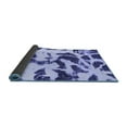 thumbnail image 2 of Ahgly Company Indoor Square Abstract Blue Modern Area Rugs, 3' Square, 2 of 4