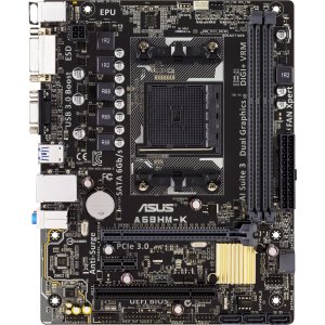 Asus A68HM-K Asus A68HM-K Desktop Motherboard - AMD A68 Chipset - Socket FM2+ - Micro ATX - 1 x Processor Support - 32 GB DDR3 SDRAM Maximum RAM - 2.40 GHz (O.C.) Memory Speed