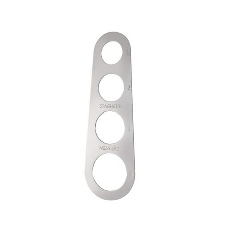 

[Home Decor]4-hole Stainless Steel Pasta Measuring Tool for Pasta Pasta Gadget Pasta Ruler Measuring Tool Device