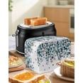 thumbnail image 5 of Spring Toaster Cover 2 Slice, Summer Farmhouse Style Plant Eucalyptus Leaves Bread Maker Cover Toaster Dust Cover with Pockets, Dust-Proof Cover for Kitchen Small Appliance 12x7.5x8in, 5 of 5