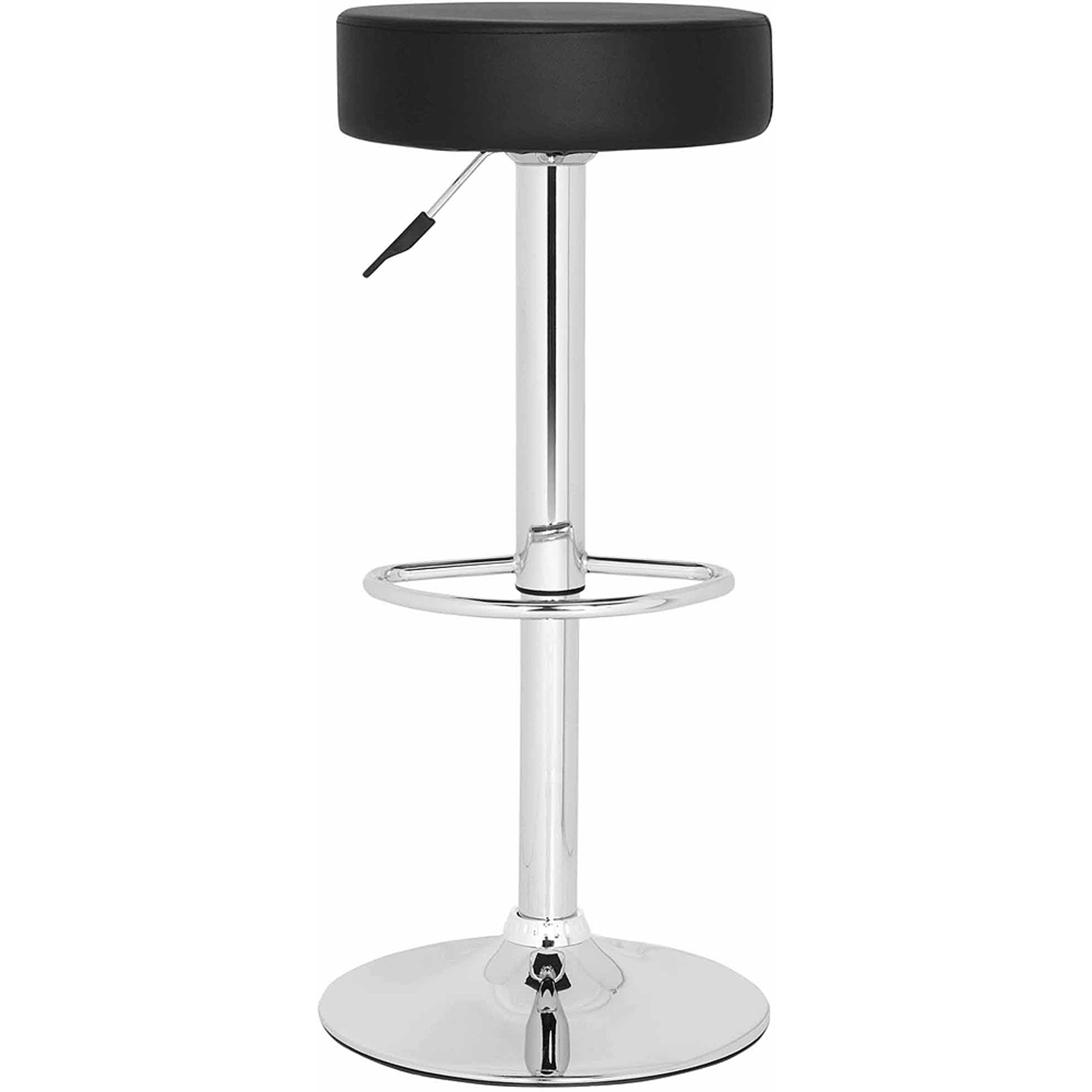 SAFAVIEH Jude Contemporary Swivel Bar Stool, Black