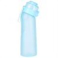 thumbnail image 1 of Termos para agua con sabor de 650 ml con pajita para beber más taza reutilizable de agua (azul cielo), 1 of 7