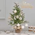 thumbnail image 4 of "30pcs 6cm Esferas Navideñas  Decorativa Navidad Lab.G, Blanco Dorado, 4 of 5
