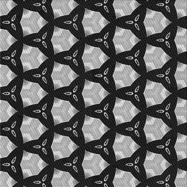 Ahgly Company Machine Washable Indoor Square Transitional Midnight Gray Area Rugs, 6' Square