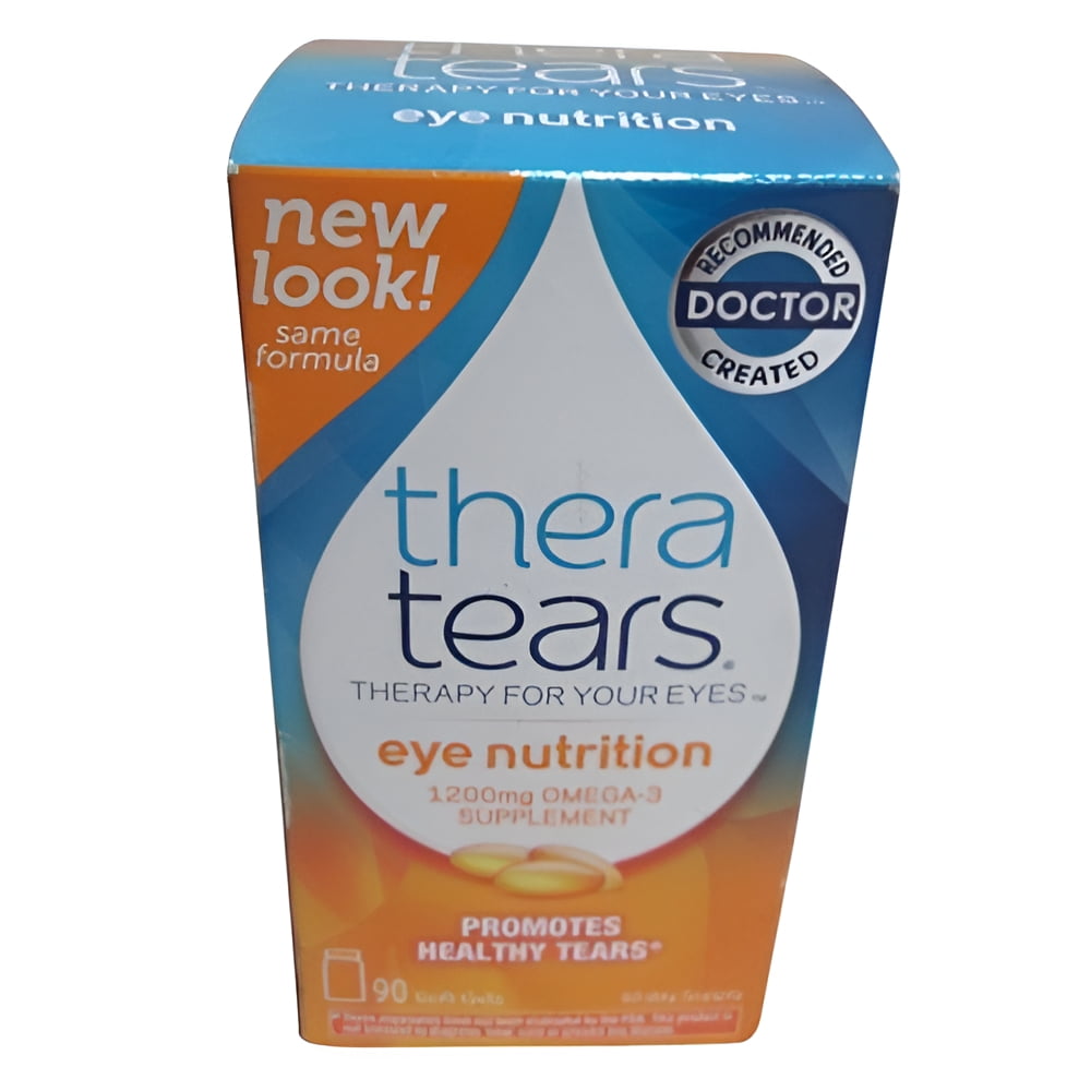 TheraTears Nutrition Dry-Eye Relief Capsules, Omega-3 Supplement, 360 Count (4x90ct)