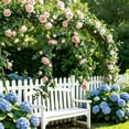 thumbnail image 1 of Guirnalda de Enredaderas de Rosas Artificiales de 180 cm, Decoración Colgante de Flores Falsas con Hojas Verdes para Bodas, Jardines, Uso en Interiores y Exteriores, 1 of 6