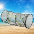 thumbnail image 1 of Portable Fish Trap With Intelligent Opening, Durable Crawfish Trap, Foldable Fishing Net, Crab Trap For Freshwater And Saltwater Creatures, Easy To Use, Waterproof Nylon Mesh,, 1 of 5