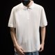 thumbnail image 1 of Camisas Elvqul Hombre Mayor Liso Manga Corta Botones Blanco Solapa, 1 of 7