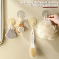 thumbnail image 5 of vnanda Wall Hooks for Various Surfaces 4pcs Wall Hooks Waterproof Non-marking Multi-functional Self Adhesive Door Hanging Hooks for Bathroom Kitchen for Wet, 5 of 7