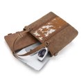 thumbnail image 5 of Wrangler Weatern Tote Bag for Women Medium Sized Aztec Handbags with Crossbody Strap, Horsehair-Brown, 5 of 6