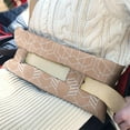 thumbnail image 3 of Post Surgery Seatbelt Pillow - Soft Geometric Pattern for Mastectomy & Heart Surgery Recovery - Car Seat Belt Cushion, 3 of 7