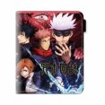thumbnail image 1 of Cartera Jujutsus Kaisens con personajes de anime, delgada y plegable, de poliuretano, 1 of 2