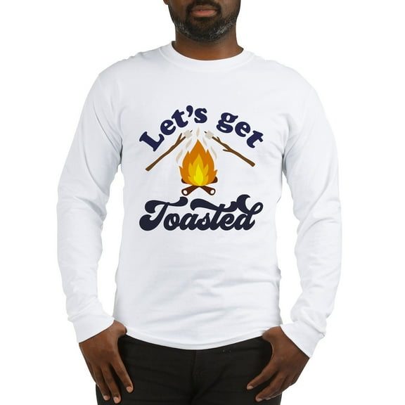 CafePress - LET's GET TOASTED Long Sleeve T Shirt - Unisex Cotton Long Sleeve T-Shirt