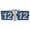 Silver/Blue, variant on YAHHU Automatic Flip Clock Mechanical Retro Digital Flip Down Clock for Desktop Wall Hanging 12H White Stand and Grey Flip 14.2 inches