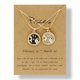 thumbnail image 2 of 2 Pisces Collares de doce constelaciones, collar creativo con tarjeta de día y noche, regalo, 2 uds., 2 of 3