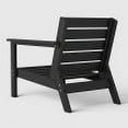 thumbnail image 3 of WestinTrends Avalon Outdoor Patio HDPE Right Arm Facing Deep Seating Corner Chair, Black, 3 of 13