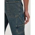 thumbnail image 4 of Wrangler Men's Denim Stretch Relaxed Fit Carpenter Shorts, 4 of 7