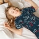 thumbnail image 5 of Balery Navy Blue Geometric Conjunto de Pijama Infantil de Manga Corta con Estampado – Ropa de Dormir de Algodón Suave-Medium, 5 of 6