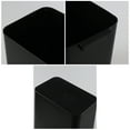 thumbnail image 3 of Xyskin 4.5 Gallon Plastic Garbage Bin, Deskside Wastebasket, Waste Can, Black, 3 Pack, 3 of 6