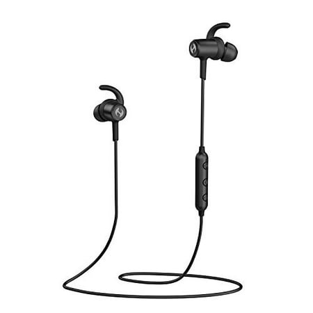 HUSSAR Bluetooth Wireless Headphones, Best Sports Earbuds with Mic, IPX6 Waterproof, HD Sound with Bass, Noise Cancelling,