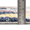 thumbnail image 5 of Unique Loom Tagine Collection Area Rug - Hafida (2' 7" x 12' Runner Blue/Gray), 5 of 7
