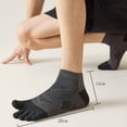 thumbnail image 3 of Mens Toe Socks Cotton Running Sports Socks, Mens Five Finger Socks, Soft and Breathable, 3 of 5