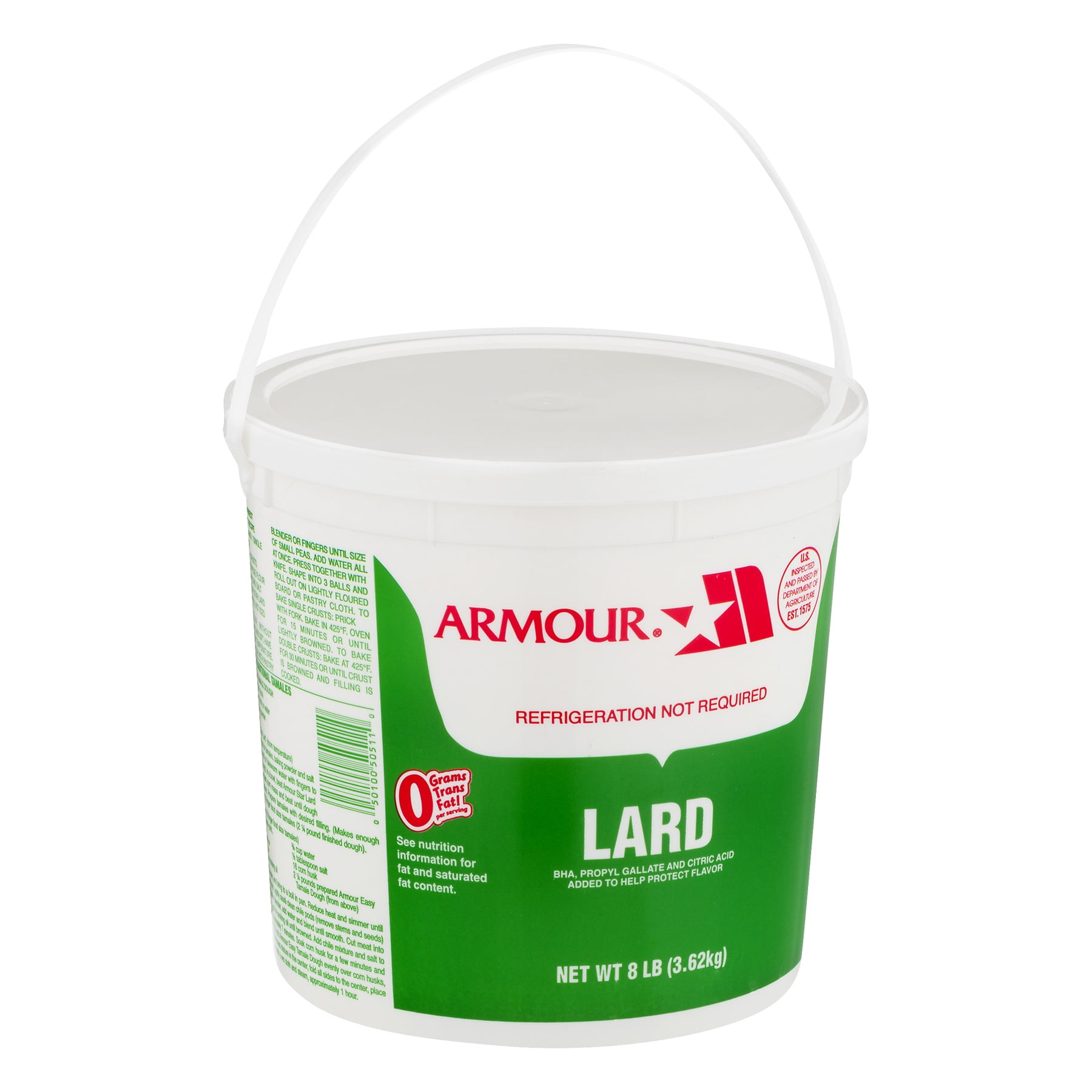 Armour Lard, 128 OZ